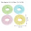 4PCS Round Pattern Weights for Sewing Fabric Craft Quilting Cutting Projects 2