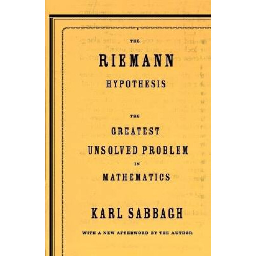 The Riemann Hypothesis