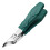 Precision Slanted Nail Clipper with Wide Jaw Opening Green 1