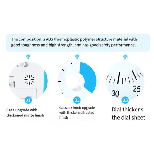 Children Student Study Manual Visual Timer Alarm Clock Kitchen Timer with Protective Cover  Manager
