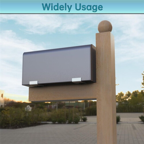 Metal Mailbox Mounting Bracket Large for Mailboxes with 8Inch Wide Floor 4Pcs 1