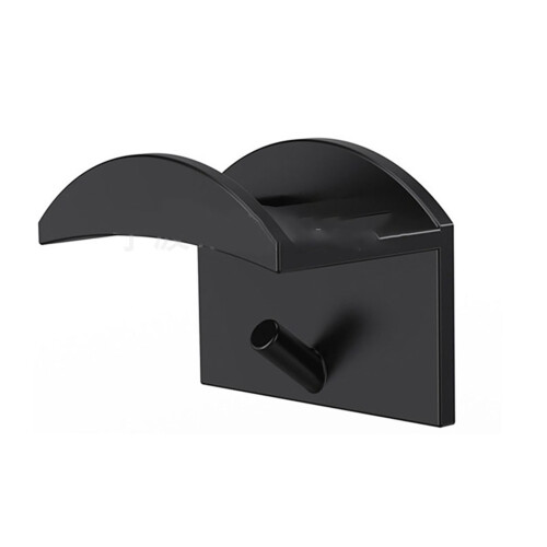 Adhesive Hat Hooks Black ABS10Pack