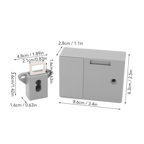 Modell: Elektronisches Schrankschloss-Set - 3/13 Kartenabdeckung 1