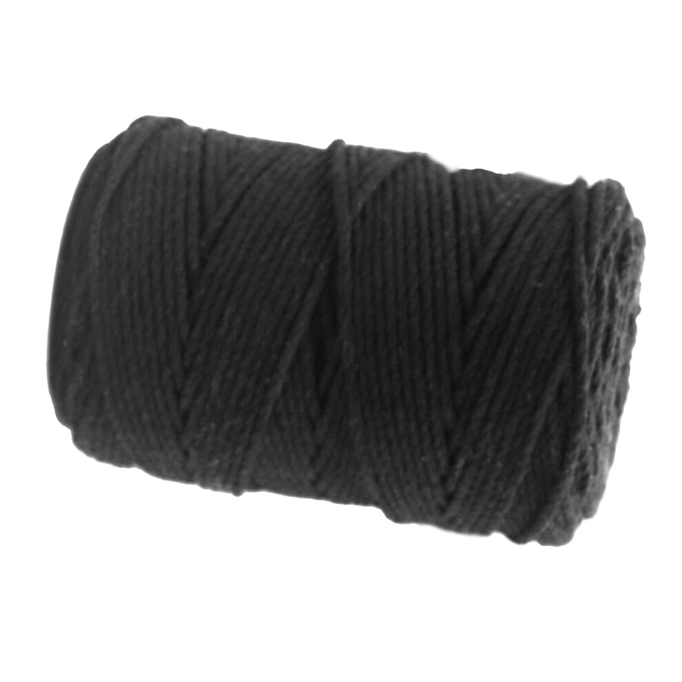 Black Cotton Twine String 2Mm X 200M Durable For Crafts & Gift Wrapping 8421388164955