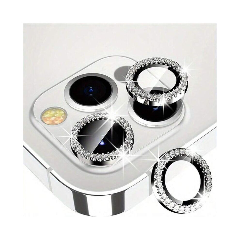 (Starry Sky 3-Piece Set, Iphone 16Plus) 3-Piece Glass Lens Film Aluminum Alloy 9H Tempered Glass Camera Lens Protector For 5032660081339