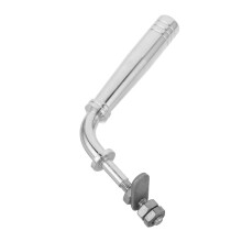 1Set Edelstahl Kamin Türgriff - Hitzebeständig, Ergonomisch, Silber
