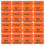 4Rolls Numbered Orange Raffle Tickets Paper Bulk for Festivals Parties 1