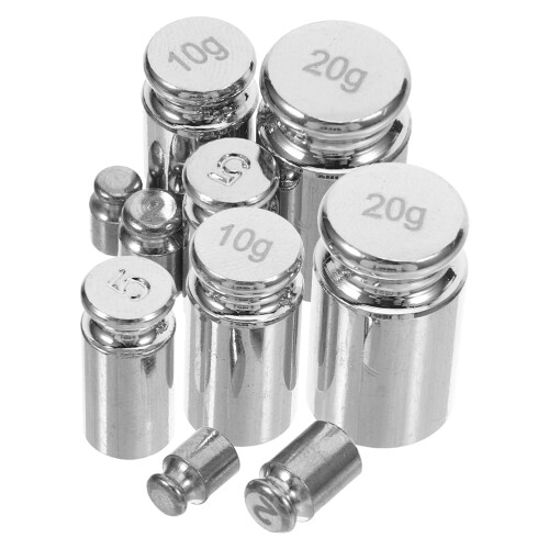 30Pièces Poids Calibrage Précision Acier Pour Balances Bijoux Argent