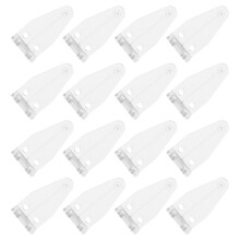 32Pairs Transparent Blind Hold Down Brackets Sturdy Window Shade Clips
