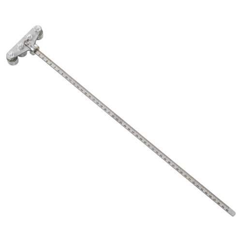 Stainless Steel Guide for Woodworking Silver Precision Ruler