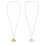 2Pcs Creative Beetle Design Quartz Analog Necklace Watch Multi-Color 1
