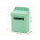 2Pcs Small Wooden Mini Mailbox Decor for Dollhouse Landscape 2