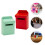 2Pcs Small Wooden Mini Mailbox Decor for Dollhouse Landscape 11