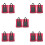 10Pcs Waterproof Nylon Pocket Picnic Blanket Foldable Mini Camping Mat 5