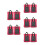 10Pcs Waterproof Nylon Pocket Picnic Blanket Foldable Mini Camping Mat 6