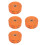 4Rolls Numbered Orange Raffle Tickets Paper Bulk for Festivals Parties 5