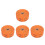 4Rolls Numbered Orange Raffle Tickets Paper Bulk for Festivals Parties 6