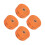 4Rolls Numbered Orange Raffle Tickets Paper Bulk for Festivals Parties 7