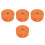 4Rolls Numbered Orange Raffle Tickets Paper Bulk for Festivals Parties 8