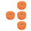 4Rolls Numbered Orange Raffle Tickets Paper Bulk for Festivals Parties 9