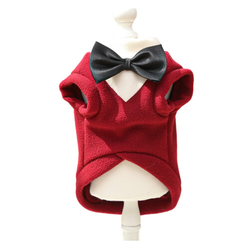 Comfortable Polyester Pet Outfit Easy to Wear and Remove-S 2