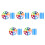5Sets Polyester Rainbow Parachute Toy for Kids Cooperative Group Play 7