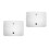 2Pcs Transparent Acrylic Fish Breeding Box Nest Cover with 4