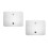 2Pcs Transparent Acrylic Fish Breeding Box Nest Cover with 6