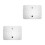 2Pcs Transparent Acrylic Fish Breeding Box Nest Cover with 7