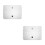 2Pcs Transparent Acrylic Fish Breeding Box Nest Cover with 10