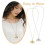 2Pcs Creative Beetle Design Quartz Analog Necklace Watch Multi-Color 8