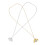 2Pcs Creative Beetle Design Quartz Analog Necklace Watch Multi-Color 10