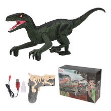 Realistic Dinosaur Toy With Remote Control LED Light Up Roaring Sounds Walking Movement Non Toxic Eco Friendly Interactive Educational Kids STEM Toy