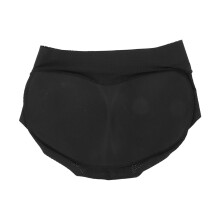 Damen Schwarz Mittelhohe Bauchkontrolle-Höschen, Größe L, 60-70 kg, Nylon, Elastisch