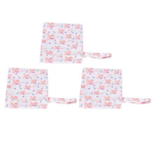 Set da 3 Wet Bags con stampa cartoni animati per pannolini da viaggio T22