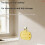 Coussin de couvercle de pot en silicone pour pommes-Jaune 5
