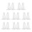 32Pairs Transparent Blind Hold Down Brackets Sturdy Window Shade Clips 3