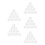 50Pcs Multiangle Nail Art Display Rack with Transparent Plastic Base 6