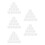 50Pcs Multiangle Nail Art Display Rack with Transparent Plastic Base 7