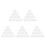 50Pcs Multiangle Nail Art Display Rack with Transparent Plastic Base 8