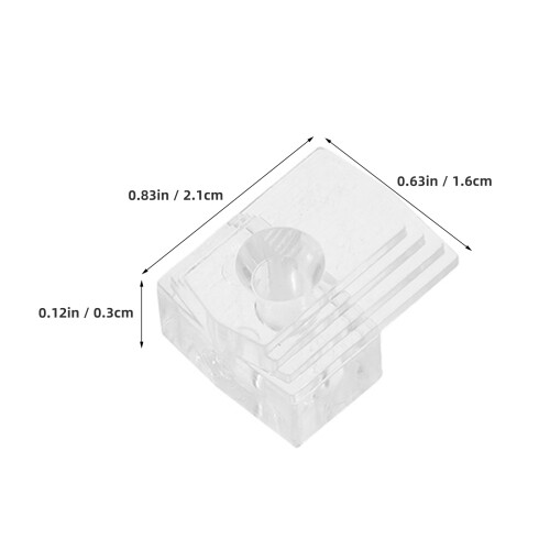 50Jgo Clips Plásticos Para Montaje De En Pared Y Muebles 2