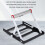 Adjustable Height Metal Work Table Saw Support Stand Foldable for Easy Storage 8