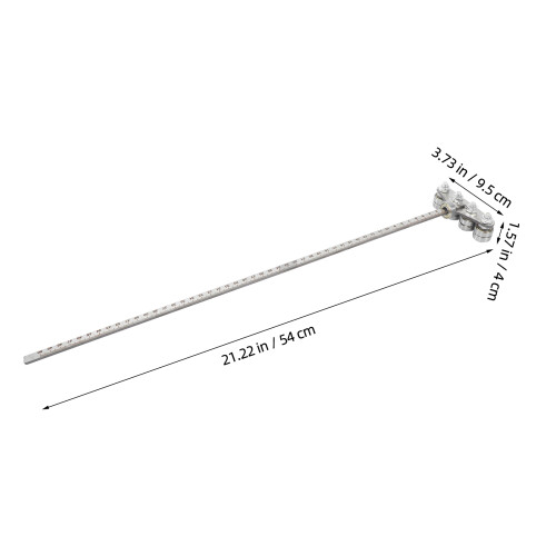 Stainless Steel Guide for Woodworking Silver Precision Ruler 1