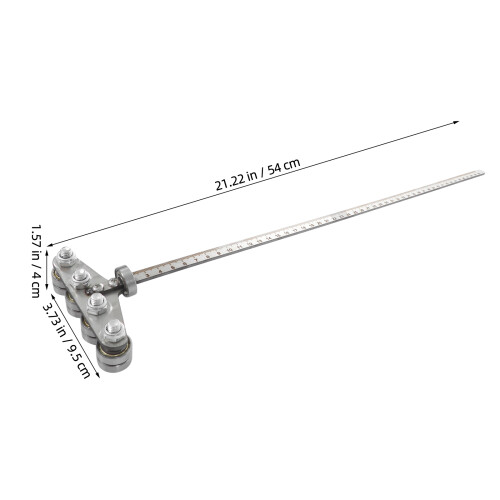 Stainless Steel Guide for Woodworking Silver Precision Ruler 2