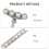 Stainless Steel Guide for Woodworking Silver Precision Ruler 7