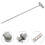 Stainless Steel Guide for Woodworking Silver Precision Ruler 9
