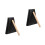 2Ensembles Instruments Cowbell Métal Noir Pour Batterie Et Spectacles 4