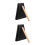2Ensembles Instruments Cowbell Métal Noir Pour Batterie Et Spectacles 5