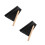 2Ensembles Instruments Cowbell Métal Noir Pour Batterie Et Spectacles 7