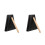 2Ensembles Instruments Cowbell Métal Noir Pour Batterie Et Spectacles 9